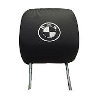 Чехлы на подголовник черные BMW