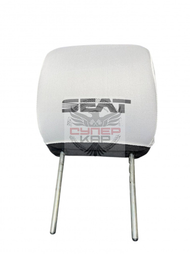 Чехлы на подголовник белые SEAT