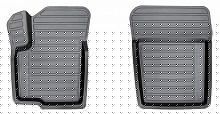 Ковры резиновые для Suzuki Grand Vitara (2005-)/SX-4 /Fiat Sedici (передние)