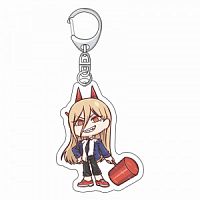 Брелок по аниме Chainsaw man, Power, акрил